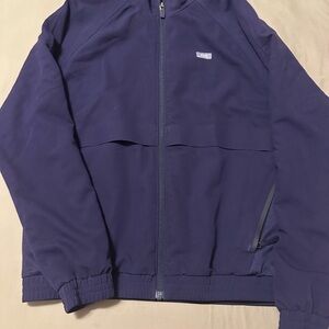 Figs Purple Jam Sydney Scrub Jacket